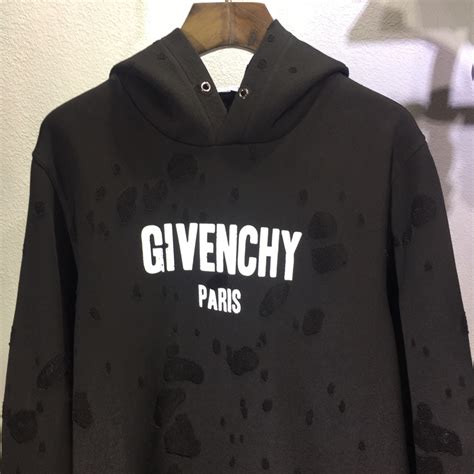 fake givenchy hoodie for sale|givenchy hoodie with holes.